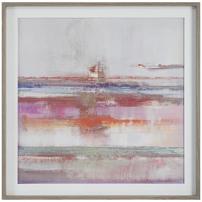 Uttermost Torrent Abstract Art Framed Print - 56"x56"x3"