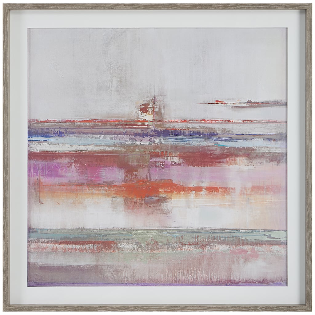 Uttermost Torrent Abstract Art Framed Print - 56"x56"x3"