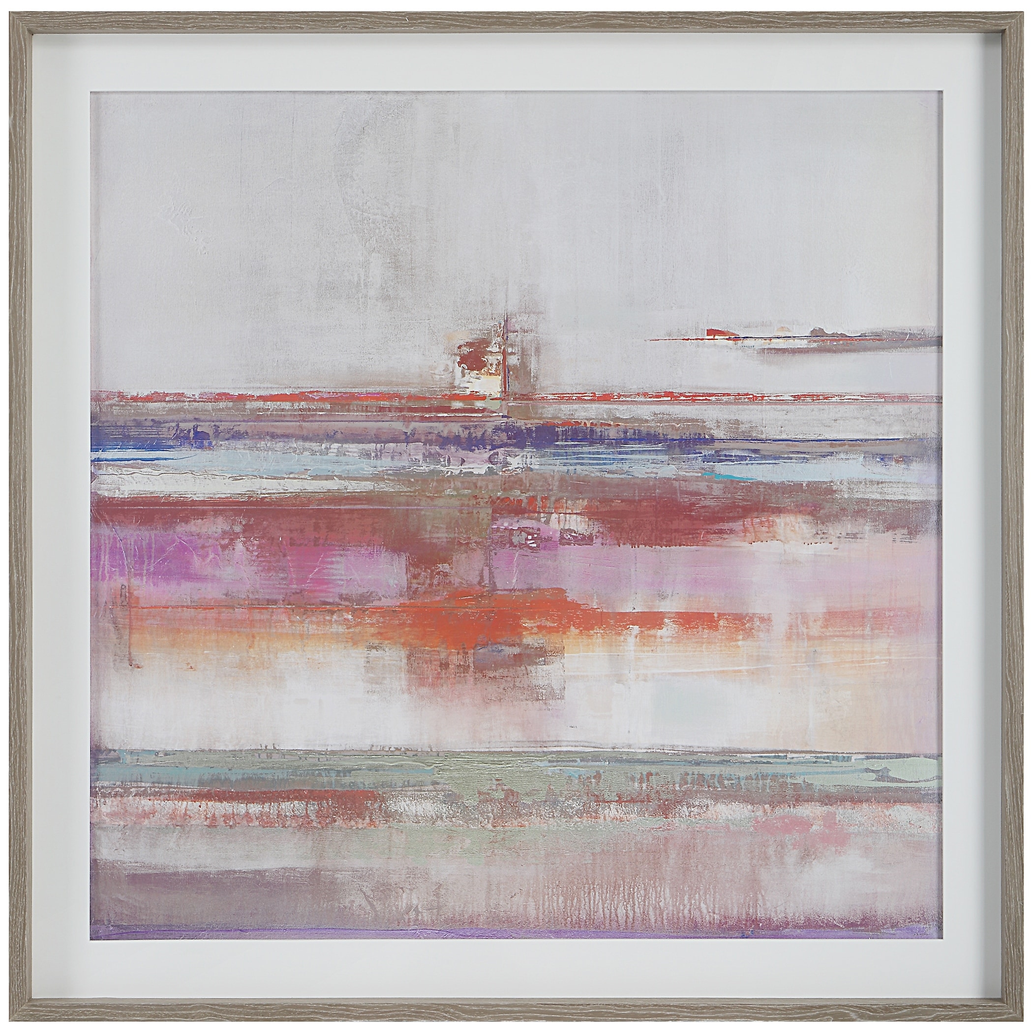 Uttermost Torrent Abstract Art Framed Print - 56"x56"x3"