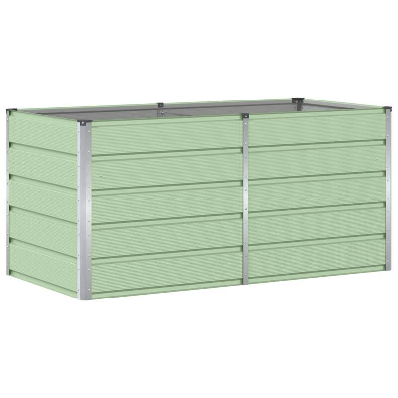 vidaXL Planter in Steel - 62.99 x 31.50 x 17.72