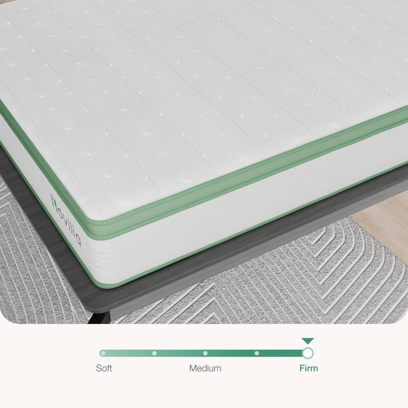Novilla 10-inch Pocket Spring Hybrid Bed Mattress in a Box