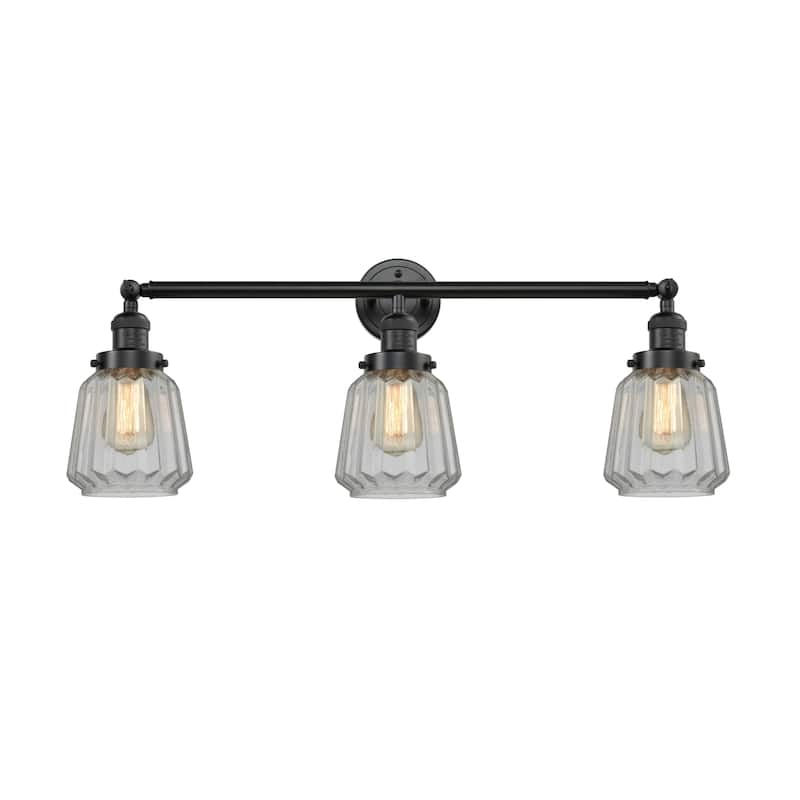 Innovations Lighting Chatham 3 Light 30" Wide Bathroom Vanity Light - Oil Rubbed Bronze / Clear