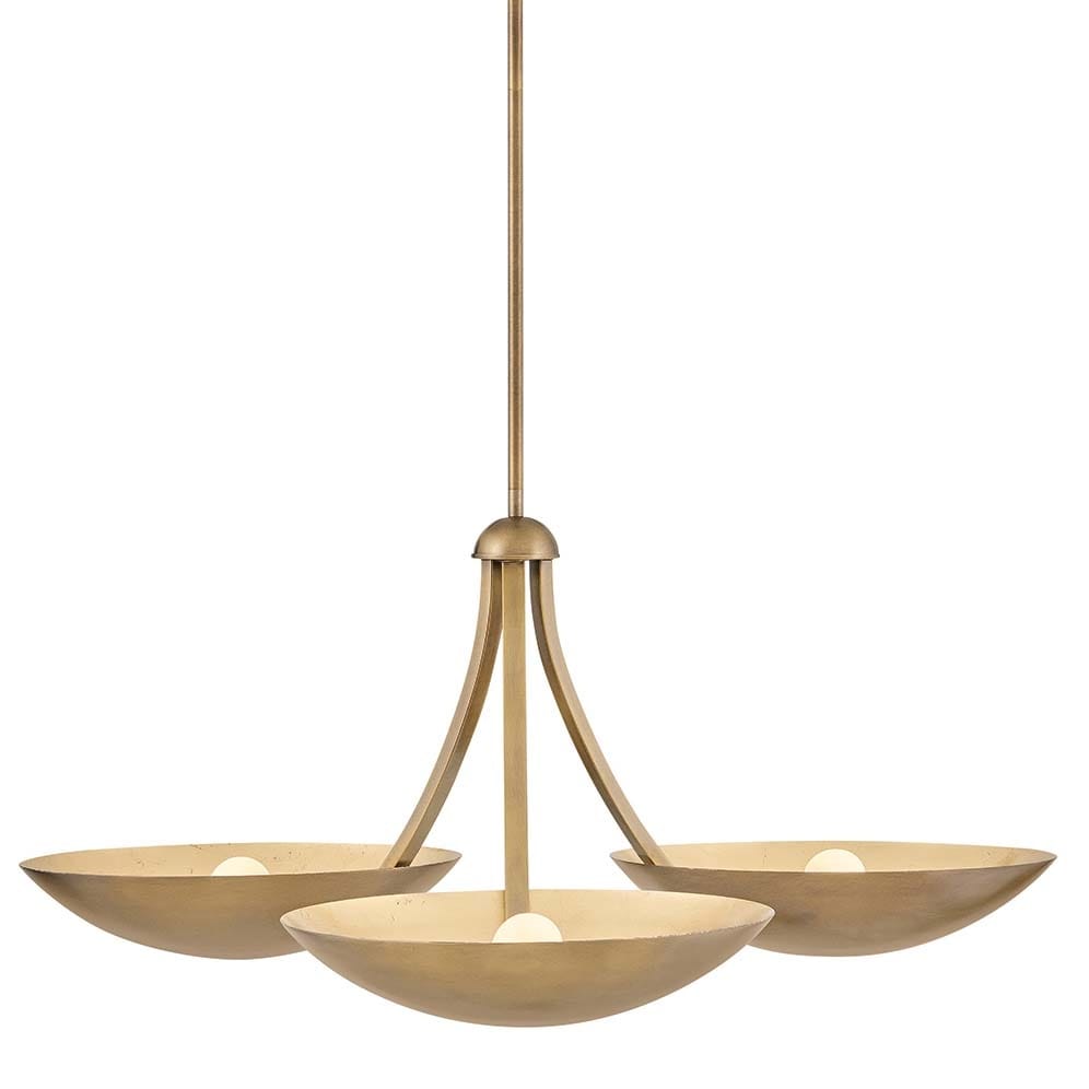 Fredrick Ramond FR41646 Glenn 3 Light 36" Wide Chandelier