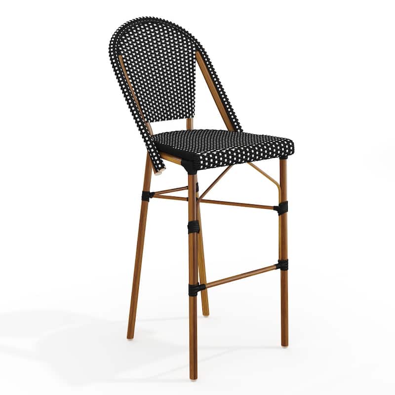 Martha Stewart All-Weather Stackable Patio Bistro Bar Stool - 18.5"W x 23.25"D x 45.75"H