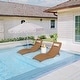 preview thumbnail 17 of 37, Fully Pre-Assembled In-Pool Folding Lounge Chair Set of 2 for Tanning Ledges - N/A