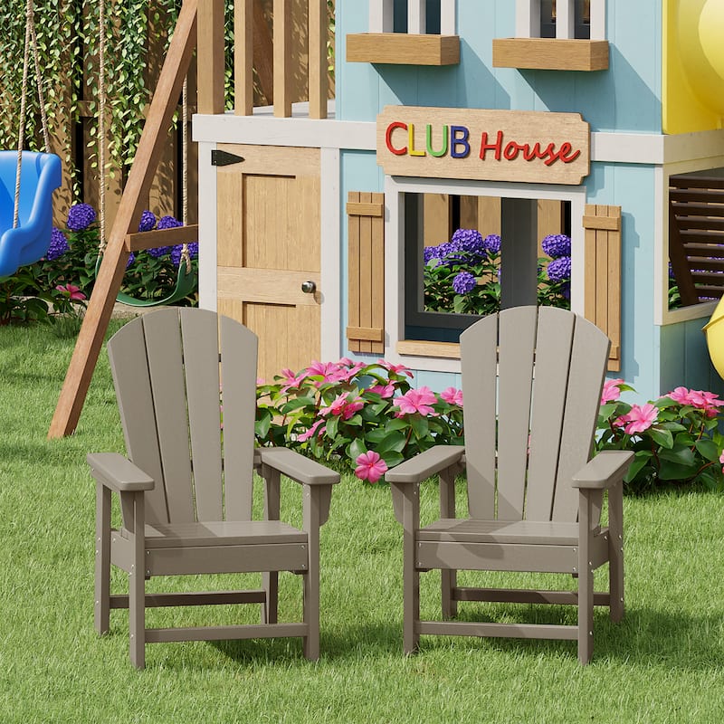 Laguna Kids Outdoor Poly Adirondack Chair (Set of 2)