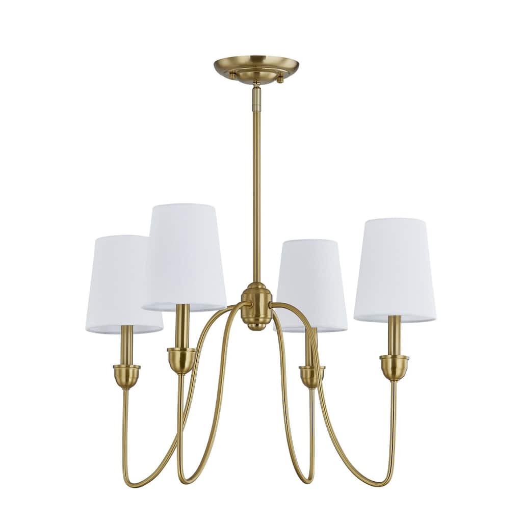 Portia 4-Light Chandelier, Gold