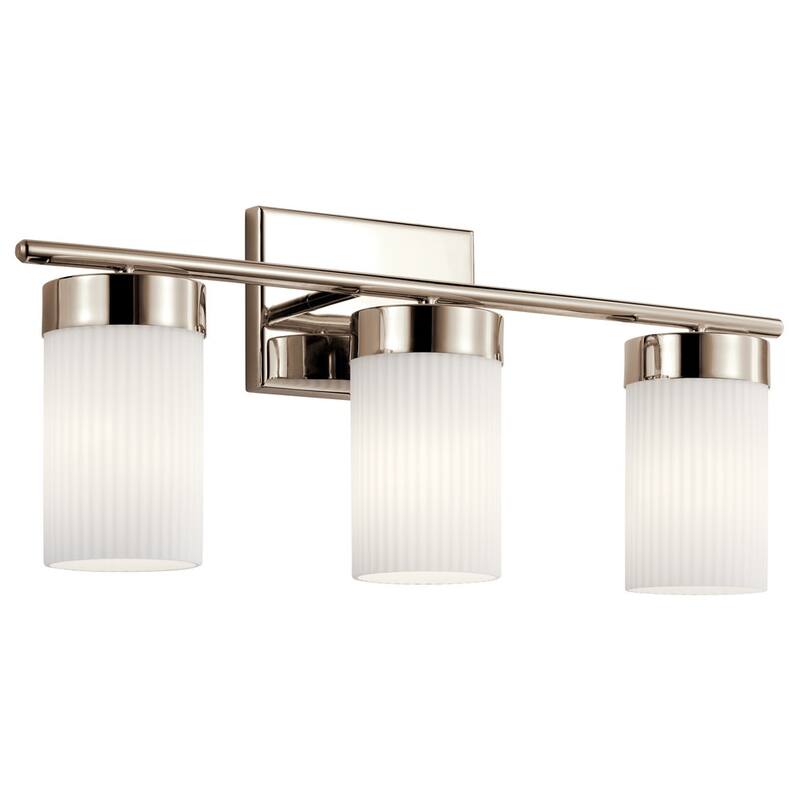Kichler 55112 Ciona 3 Light 24" Wide Bathroom Vanity Light - Polished Nickel
