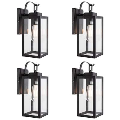 4 Pack 1-Light Outdoor Wall Sconce