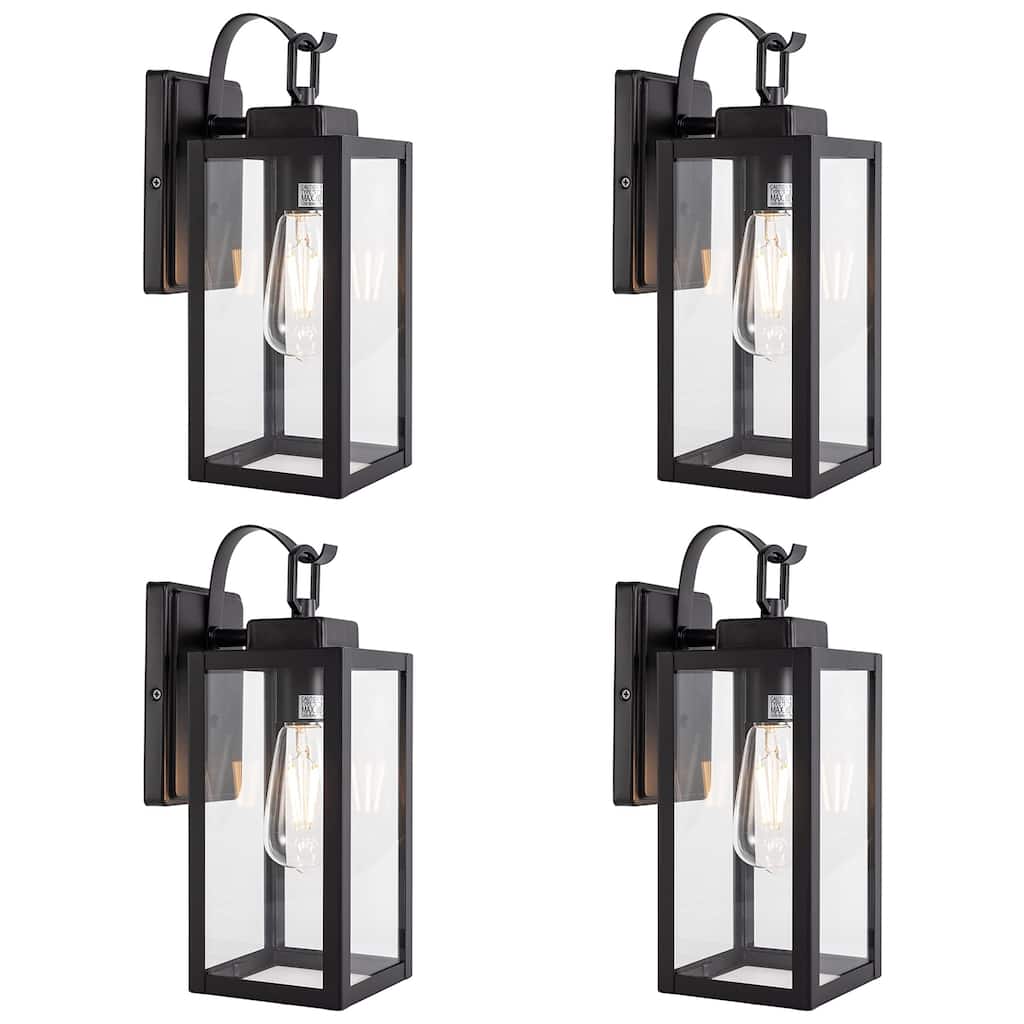 4 Pack 1-Light Outdoor Wall Sconce