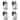4PK-1 Light Outdoor Matte Black Wall Sconce Lantern - 5"x6.7"x13.78"