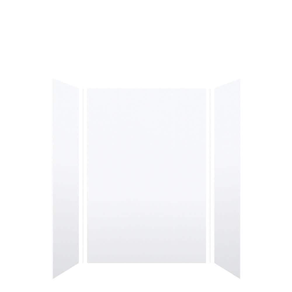 Transolid SWK483672 SaraMar 48" W x 36" D x 72" H Three Panel Shower