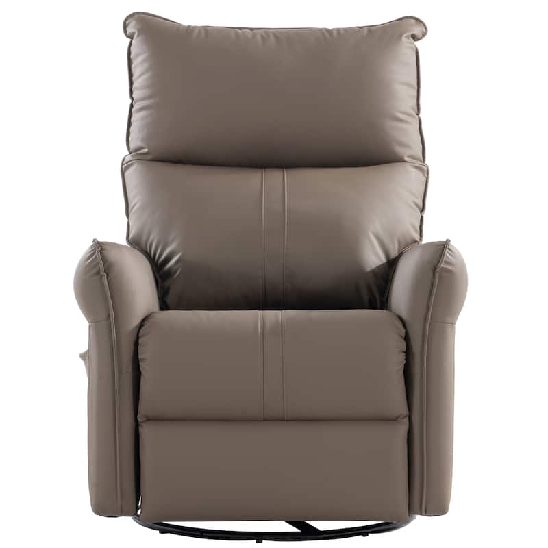 270°Power Swivel Rocker Recliner Chair, Electric Glider Reclining Sofa ...