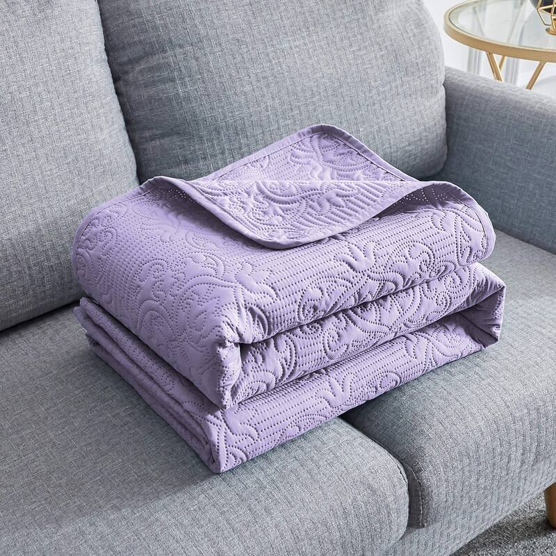 Sophia & William Bed Quilt Bedspread Coverlet - Reversible, Lightweight