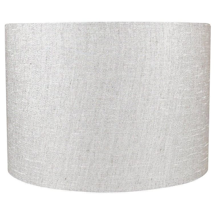 Classic Drum Metallic Fabric Lamp Shade, 8" to 16" Bottom Size