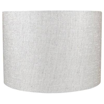 Classic Drum Metallic Fabric Lamp Shade, 8" to 16" Bottom Size