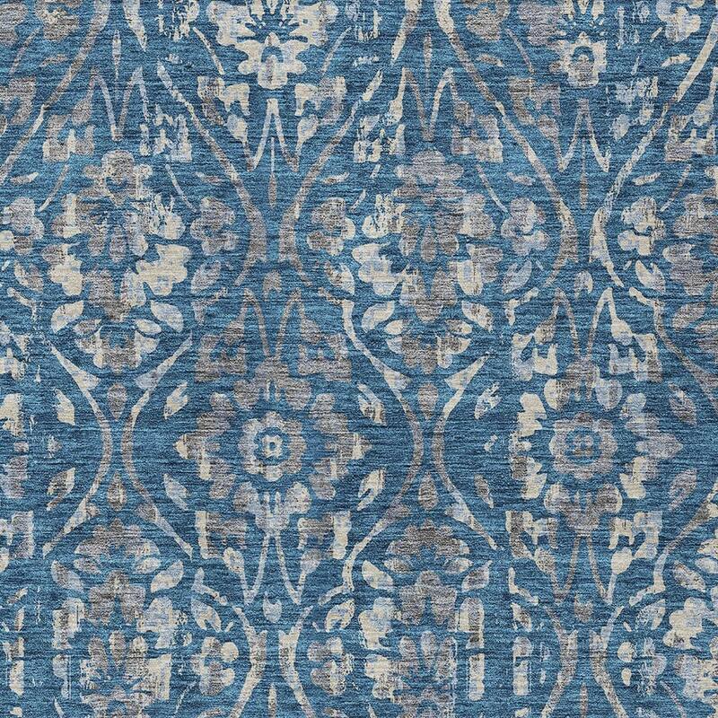 HomeRoots Floral Transitional Rectangle Outdoor Rug
