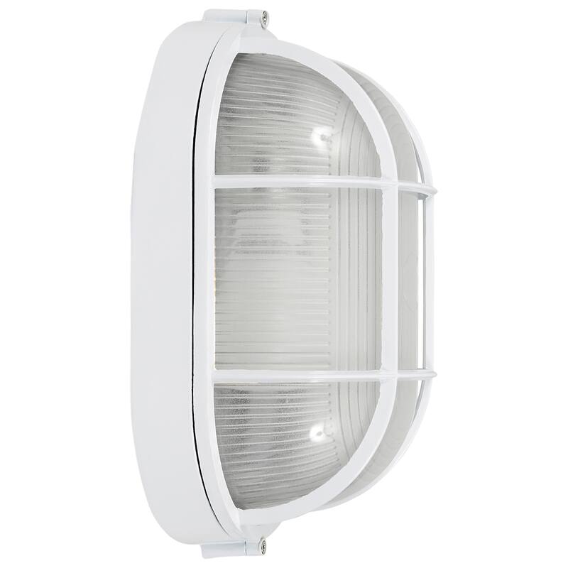 Access Lighting Nauticus Dual Mount - Wet Location Bulkhead - Frosted Glass Shade - Replaceable LED