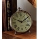 preview thumbnail 1 of 12, Silver Stainless Steel Traditional Clock 6 x 2 x 7