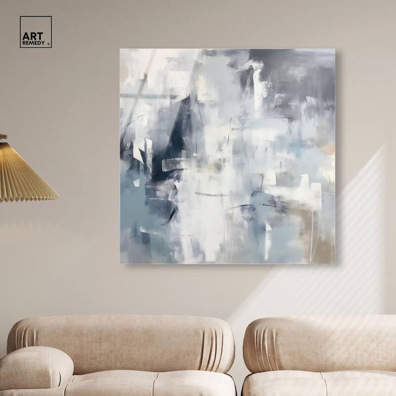 Enigma of Blue Acrylic by Art Remedy, Ready to Hang