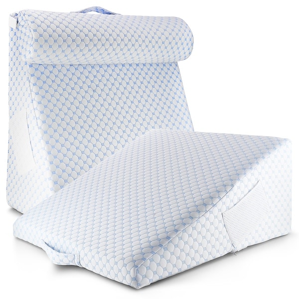 Nestl Bedding Memory Foam Knee Leg Pillow for Side Sleepers