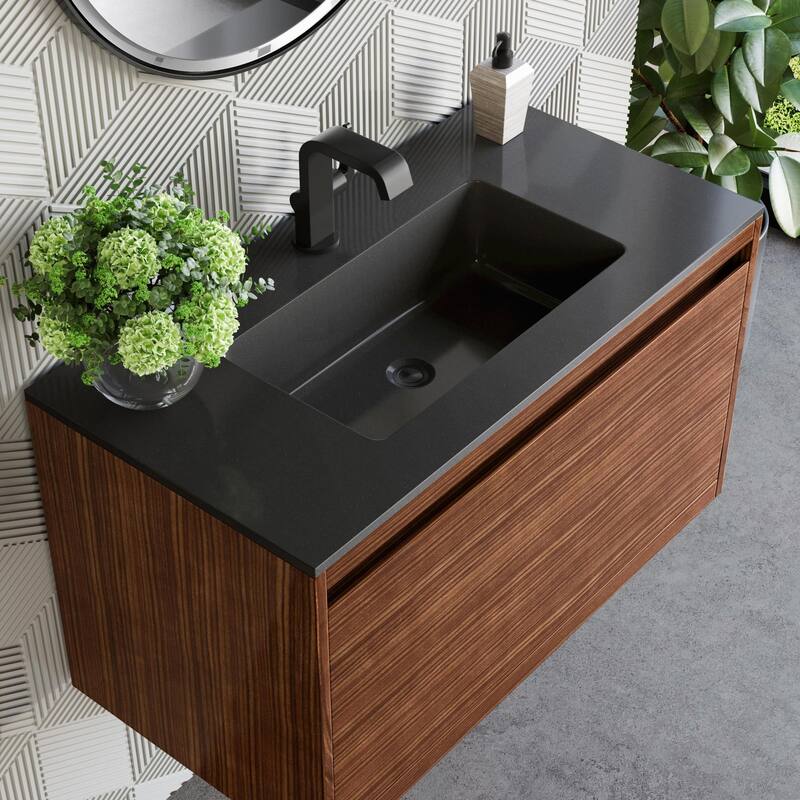 James Martin Vanities 805-V35.4-MB-CH Mantova 36" Single Basin Poplar