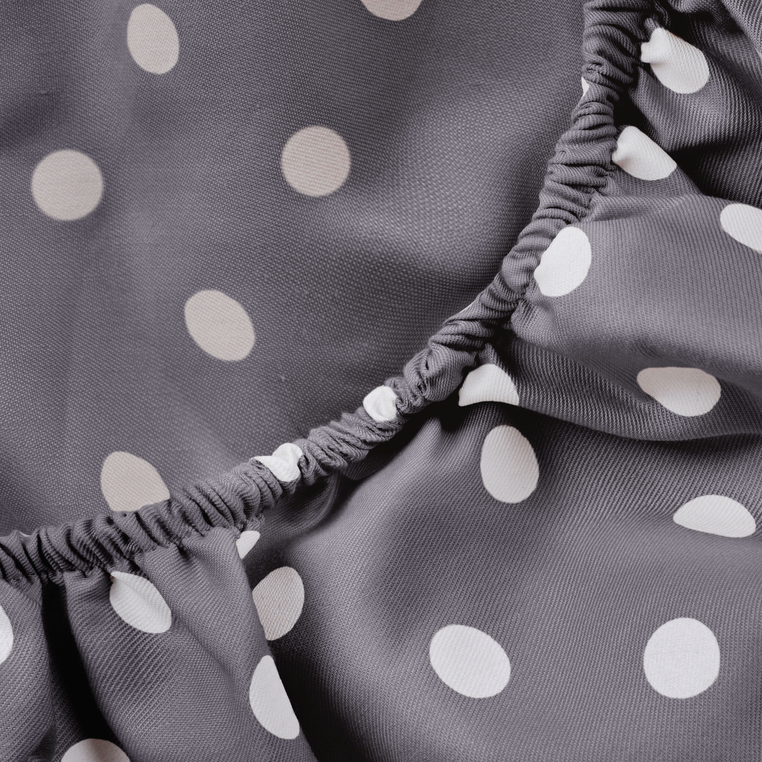 Superior Thread Count 600TC Cotton Blend Polka Dot Bed Sheet-image