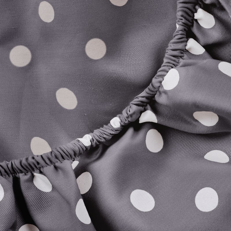 Superior Thread Count 600TC Cotton Blend Polka Dot Bed Sheet Set