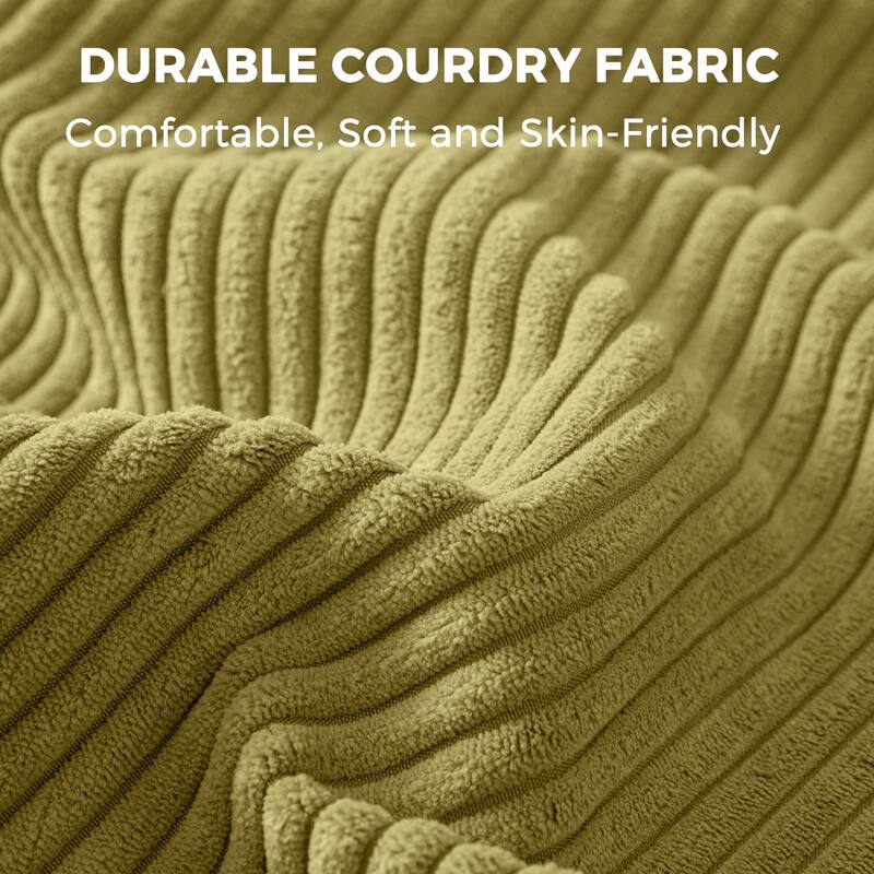 Corduroy Convertible Sofa Bed,Floor Sleeper Sofa