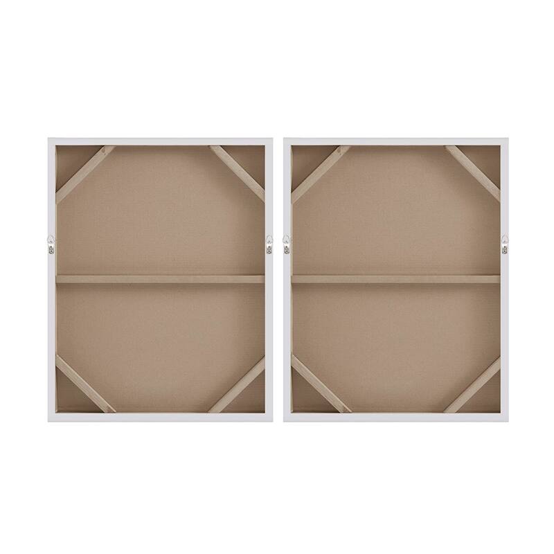 GDF Studio - Glimmer Heavily Embellished 2-Piece Canvas Wall Art Set