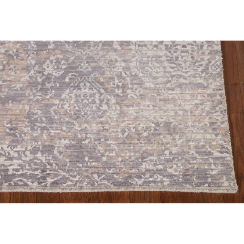 Modern / Abstract Accent Rug Handmade Wool Carpet - 2'7"x 4'9"