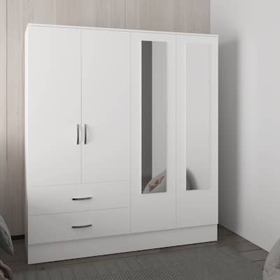 Bolton 160 Armoire , White - N/A