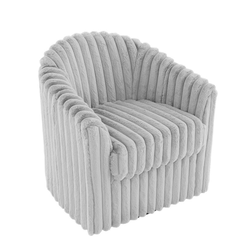 Single Sofa Armchair Swivel Barrel Chair