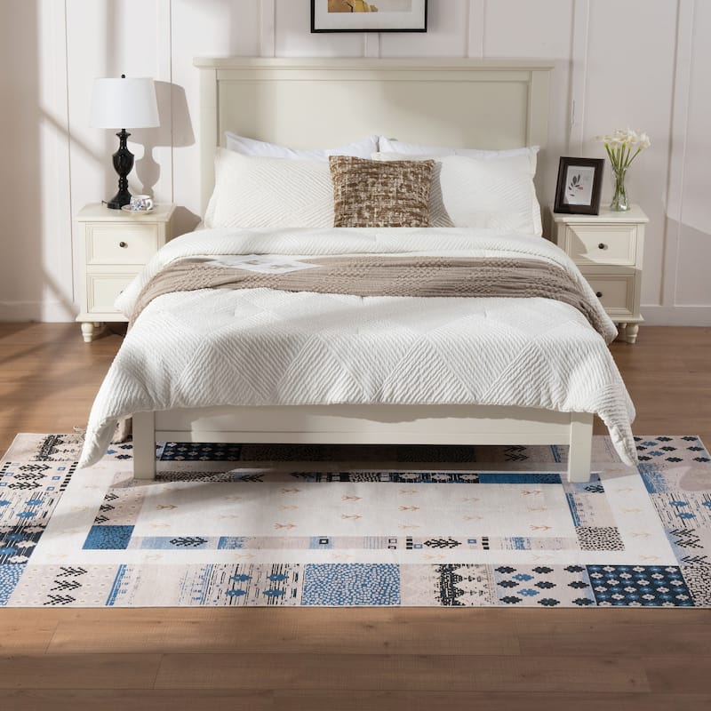 Adirondack Dakota Rustic Shabby Chic Distressed Area Rug