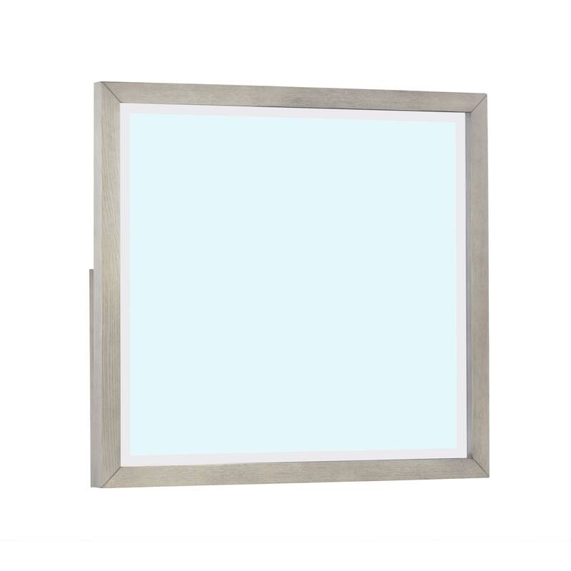 Argento Dresser Mirror in Misty Grey - 37" x 40" x 2"