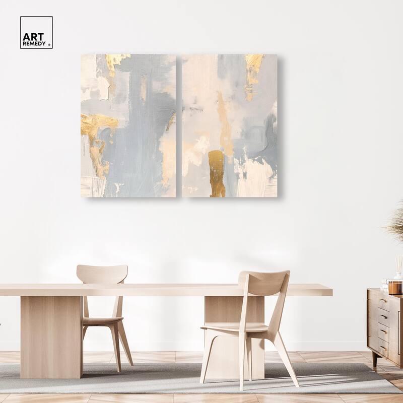 Gilded Driftwood II Canvas Set of 2 by Art Remedy, Gallery Wrapped