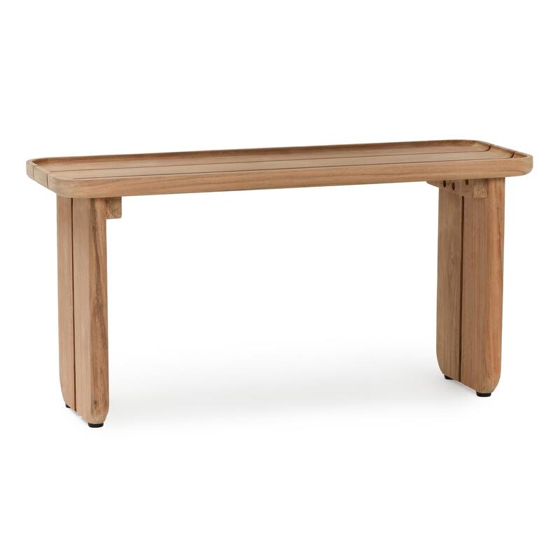 Classic Home Hudson 31" Teak Wood Outdoor Coffee Table