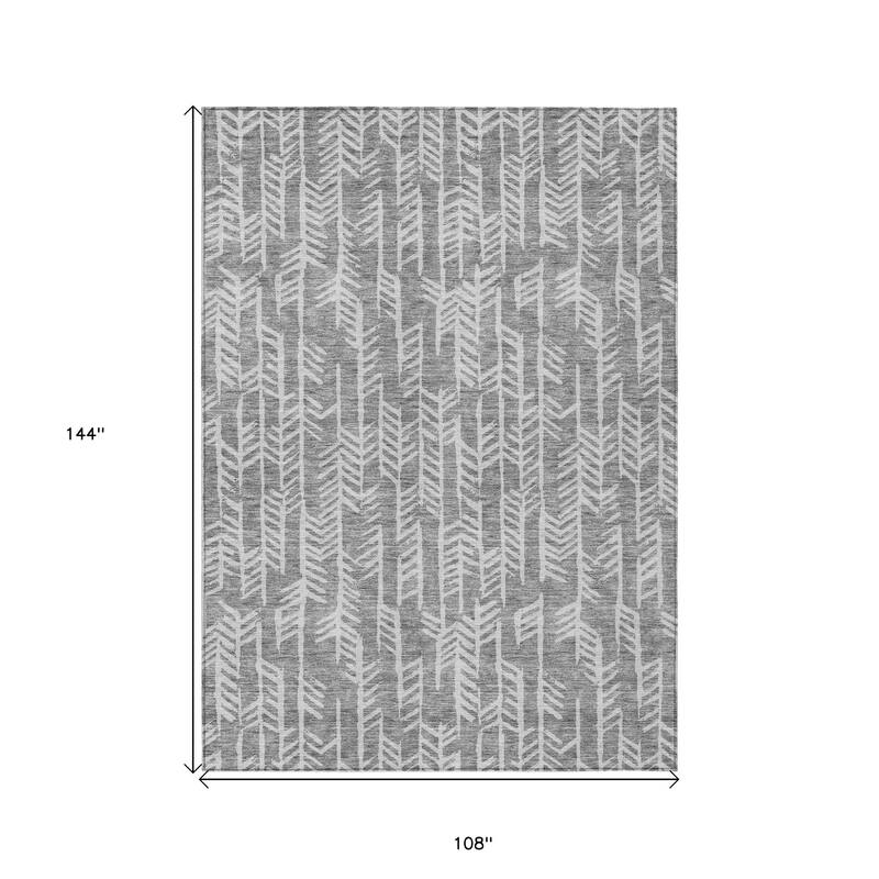HomeRoots Tribal Transitional Rectangle Outdoor Rug