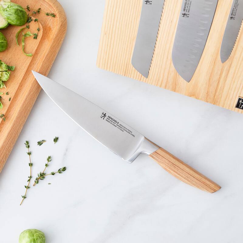 Henckels Pakka 6-pc Magnetic Easel Knife Set - Wood