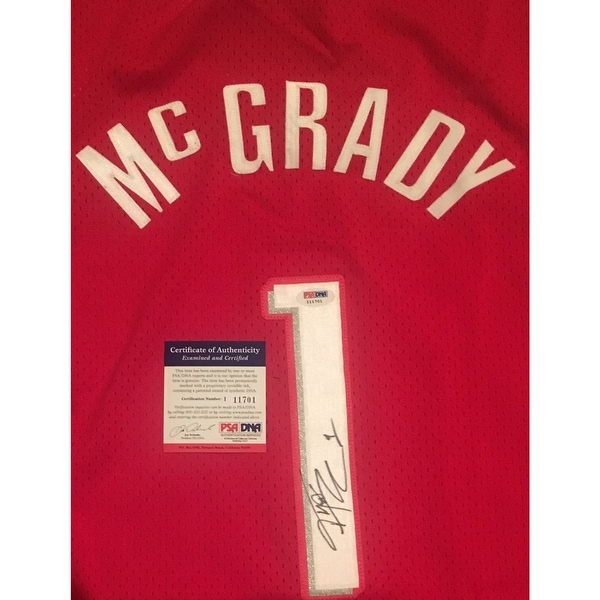 tracy mcgrady autographed jersey