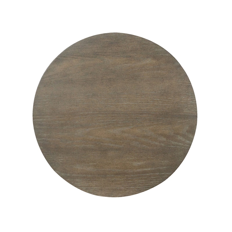 Magnussen Home Bosley Lt. Brown Porpoise Round Accent Table - 20''W x 20''D x 26''H