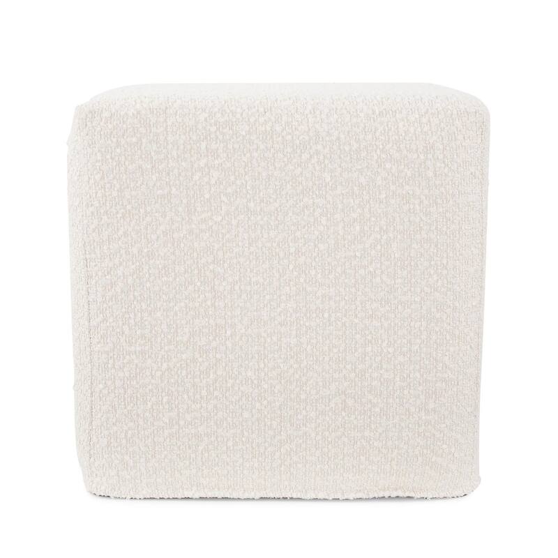 Allan Andrews No Tip Short Block Ottoman with Cover, Barbet Collection