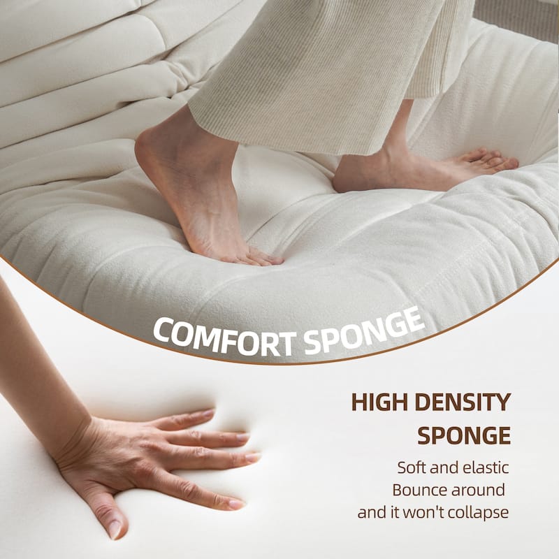 Big Bean Bag Chair Lounger Chair Stable Bean Bag Sofa for Home