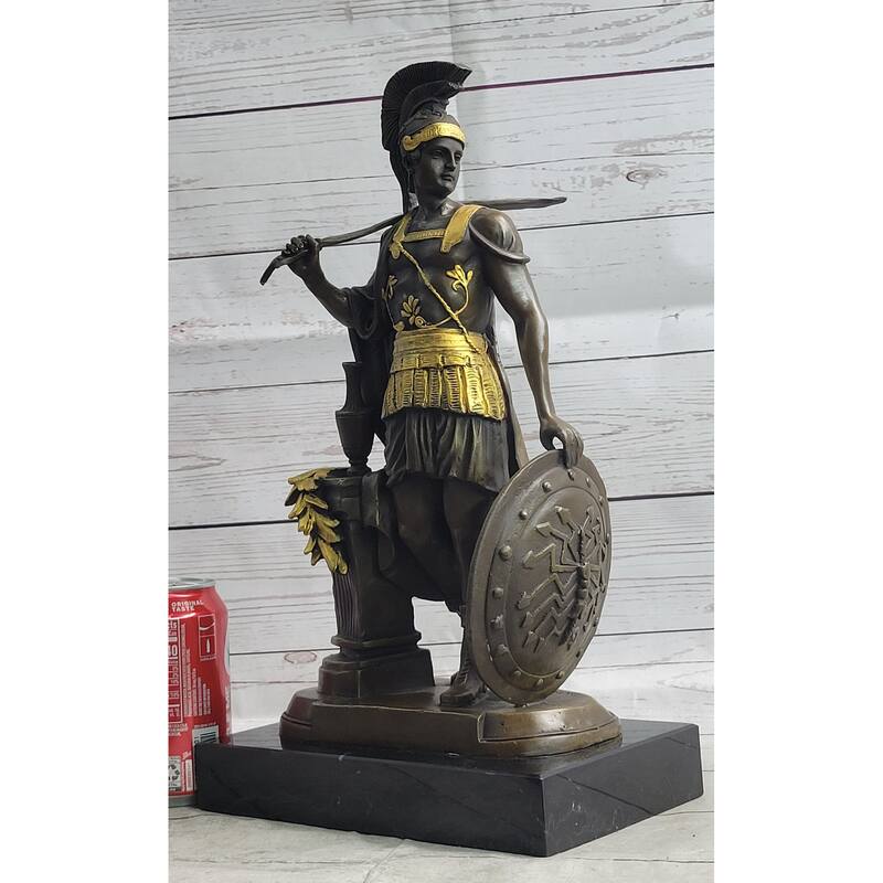 Greek Warrior Hero Odysseus Achilles Leonidas Sparta Athens Bronze Sculpture Statue