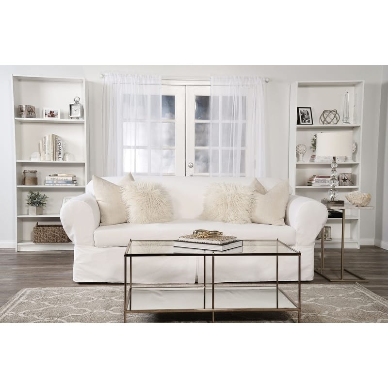 Classic Slipcovers 2-piece Twill Sofa Slipcover