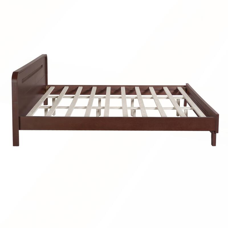 Pine Solid Wood Bed with Timeless Design Easy Assemble