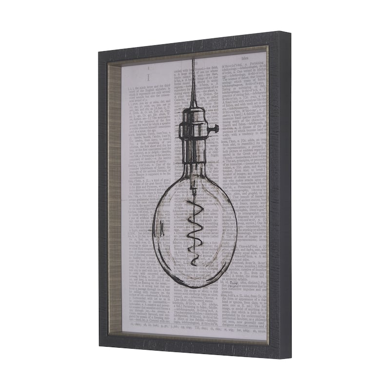 Vintage Page II Framed Art Print