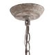 preview thumbnail 9 of 9, Azizon French Country 6-Light Rustic Wood Chandelier Modern Farmhouse Hanging Lights - L29.5 XW 29.5 XH 24.4