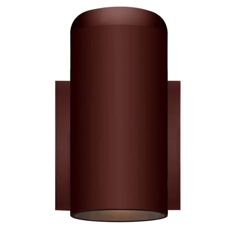 Plastic Flush Mount Wall Sconce with LED Dimmable - 4.63” x 4.5” x 6.88” (D x W x H)