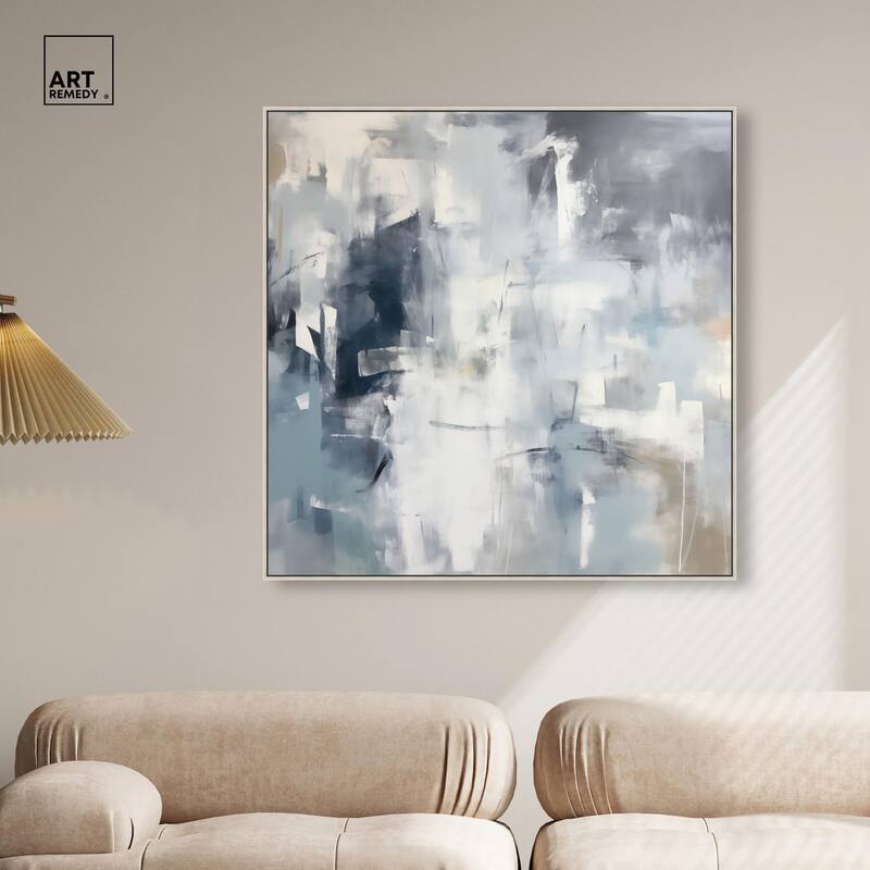 Enigma of Blue Canvas by Art Remedy